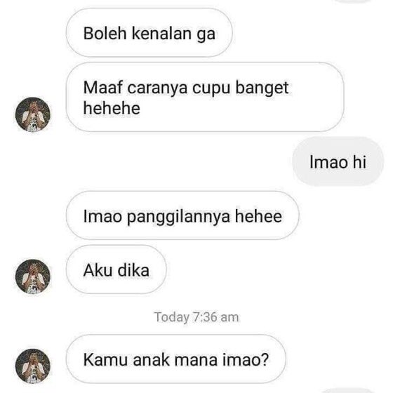 Gaya kenalan kocak lewat chat ini bikin Gagal total